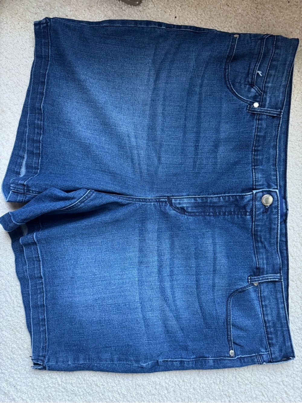 Bandolino Dark Blue Denim Casual Jean Shorts